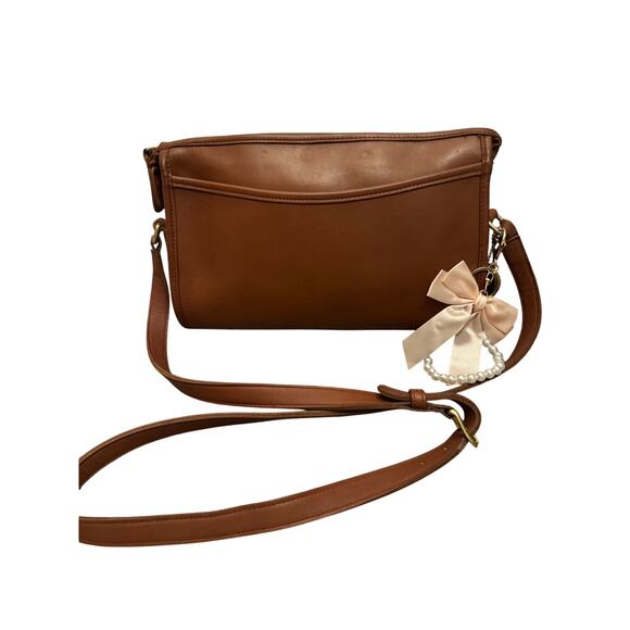 Vintage Coach 9924 Station Bag Crossbody British Tan Glove-Tanned – 90s Classic - Picture 1 of 9